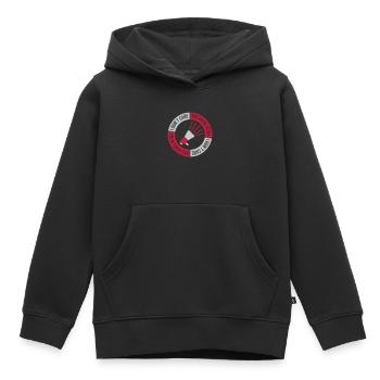 Breaking news don't care - Kinder Premium Organic Hoodie - Schwarz - Vorne - AI Model Kid Male (0cm)