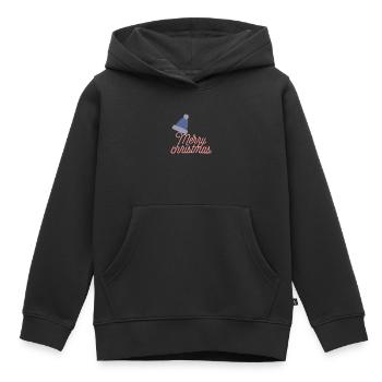 Merry christmas - Kinder Premium Organic Hoodie - Schwarz - Vorne - AI Model Kid Male (0cm)