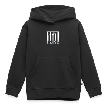 penser fausses pensées positives méditation heureuse - Sweat Premium à capuche enfant bio - noir - Devant - AI Model Kid Male (0cm)