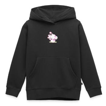 Animals sweet style - Kids Premium Organic Hoodie - black - Front - AI Model Kid Male (0cm)