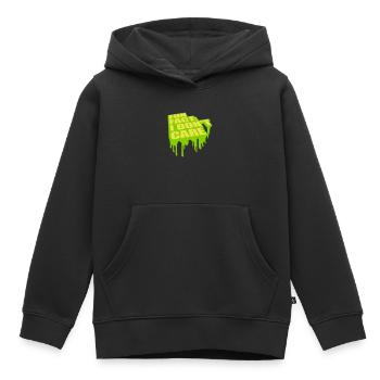 Je me fiche des faits - Sweat Premium à capuche enfant bio - noir - Devant - AI Model Kid Male (0cm)