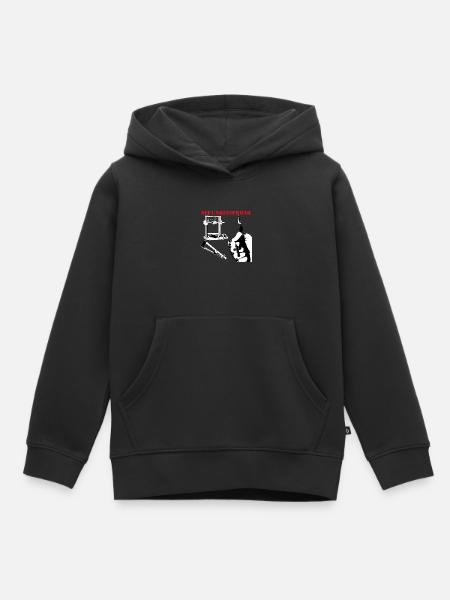 UNregierbar5 - Kinder Premium Organic Hoodie - Schwarz