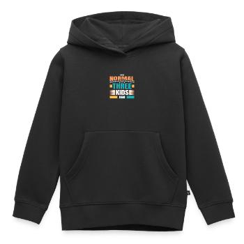 mummy - Kids Premium Organic Hoodie - black - Front - AI Model Kid Male (0cm)