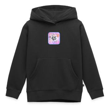 Bonne année, thème coloré. - Sweat Premium à capuche enfant bio - noir - Devant - AI Model Kid Male (0cm)
