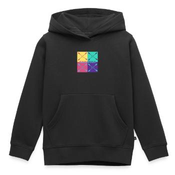 Kanupolo - stylisch und sportlich - Kinder Premium Organic Hoodie - Schwarz - Vorne - AI Model Kid Male (0cm)