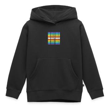 Pas moyen de revenir en arrière - Sweat Premium à capuche enfant bio - noir - Devant - AI Model Kid Male (0cm)