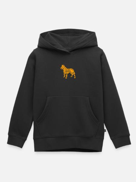 Notes - Sweat Premium à capuche enfant bio - noir