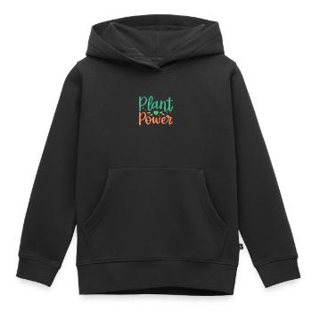 Kraft der Anlagen - Kinder Premium Organic Hoodie - Schwarz - Vorne - AI Model Kid Male (0cm)