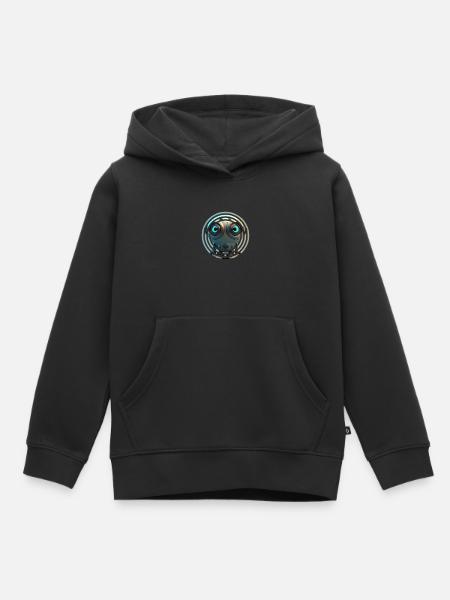Im Robot - Kinder Premium Organic Hoodie - Schwarz