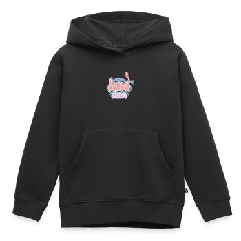 Sunset Chaser - Kinder Premium Organic Hoodie - Schwarz - Vorne - AI Model Kid Male (0cm)