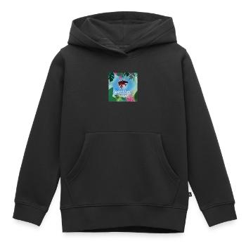 Panther king jungle - Kinder Premium Organic Hoodie - Schwarz - Vorne - AI Model Kid Male (0cm)