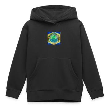 Umwelt - Kinder Premium Organic Hoodie - Schwarz - Vorne - AI Model Kid Male (0cm)