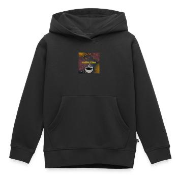 Coffe time - Kinder Premium Organic Hoodie - Schwarz - Vorne - AI Model Kid Male (0cm)