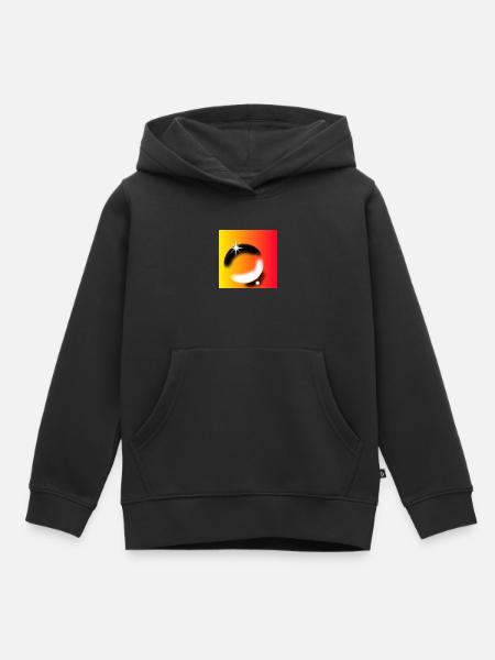 Modèle - Sweat Premium à capuche enfant bio - noir