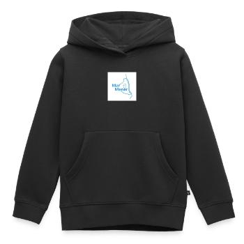 Mar Menor - Sweat Premium à capuche enfant bio - noir - Devant - AI Model Kid Male (0cm)
