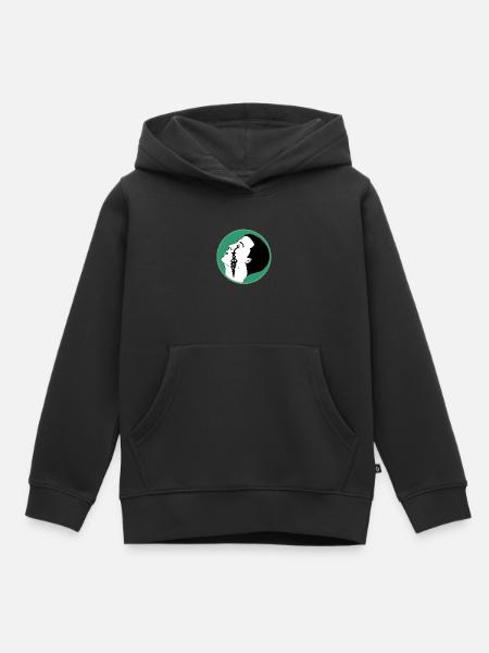 Träne der Zeit - Kinder Premium Organic Hoodie - Schwarz