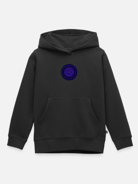 Mantra 1 - Kinder Premium Organic Hoodie - Schwarz