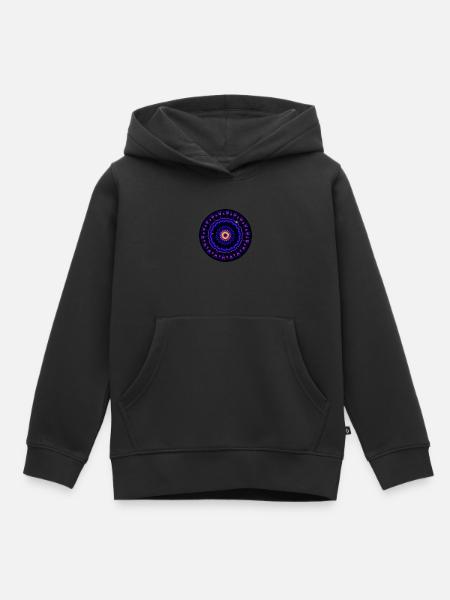 Mantra 2 - Kinder Premium Organic Hoodie - Schwarz