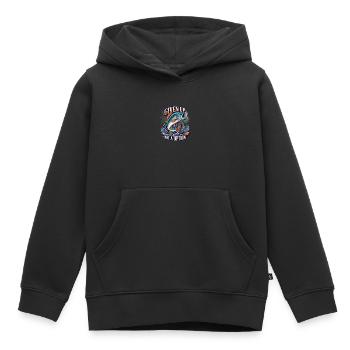 Chemise « Abandonner n’est pas une option » - Sweat Premium à capuche enfant bio - noir - Devant - AI Model Kid Male (0cm)