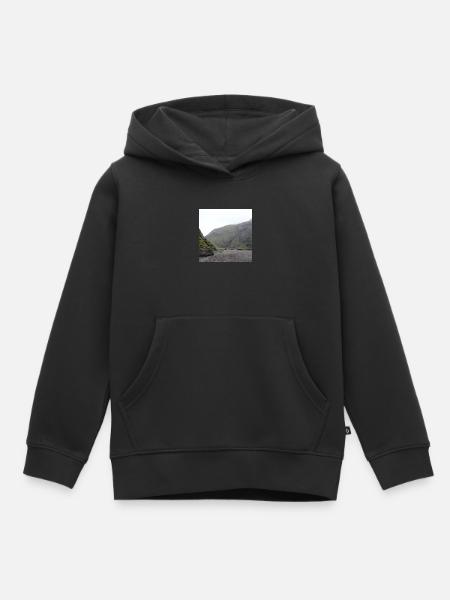 Island - Kinder Premium Organic Hoodie - Schwarz