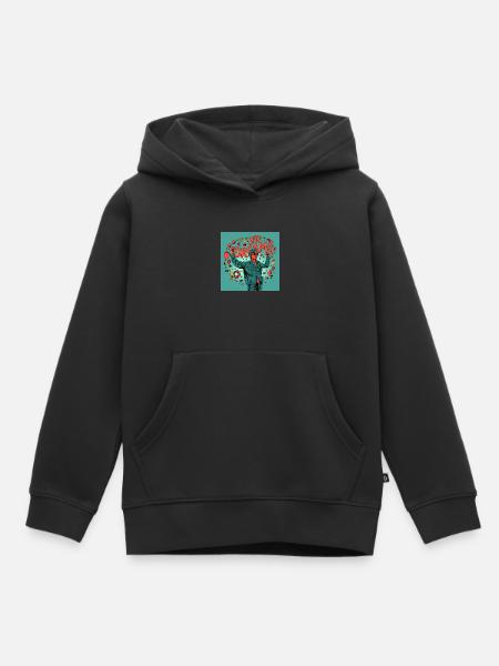 3D Dreams - Kinder Premium Organic Hoodie - Schwarz