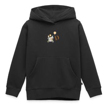 Safari-Brief - Kinder Premium Organic Hoodie - Schwarz - Vorne - AI Model Kid Male (0cm)
