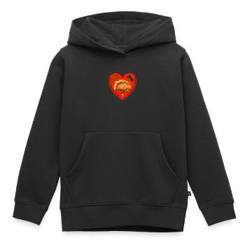 Solidarität mit den Landwirten - Kinder Premium Organic Hoodie - Schwarz - Vorne - AI Model Kid Male (0cm)