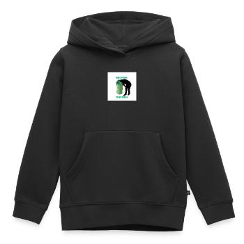 Deine Ehre - Kinder Premium Organic Hoodie - Schwarz - Vorne - AI Model Kid Male (0cm)