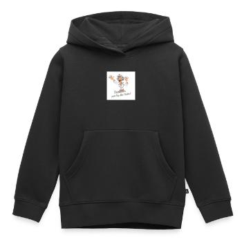 Crazy Aunt - Kids Premium Organic Hoodie - black - Front - AI Model Kid Male (0cm)
