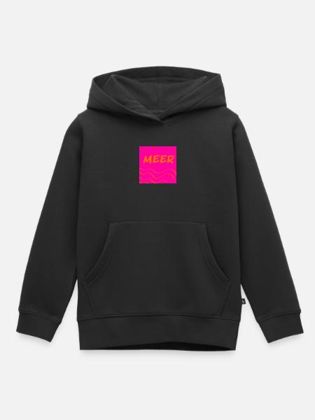 Meer - Kinder Premium Organic Hoodie - Schwarz