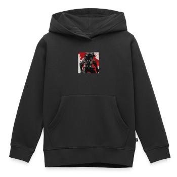 Werwolf - Kinder Premium Organic Hoodie - Schwarz - Vorne - AI Model Kid Male (0cm)