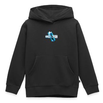 Sauerstoff - Oxygen - Kinder Premium Organic Hoodie - Schwarz - Vorne - AI Model Kid Male (0cm)