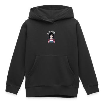 Dead inside Little Girl - Kinder Premium Organic Hoodie - Schwarz - Vorne - AI Model Kid Male (0cm)