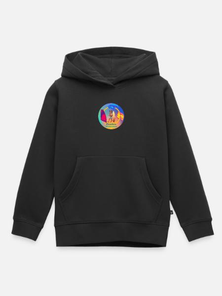 Make your choice wind kite wing pw multicolore - Sweat Premium à capuche enfant bio - noir