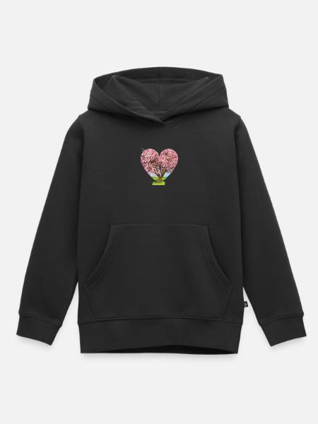 Blossom - Kids Premium Organic Hoodie - black