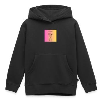 Rudolph - Sweat Premium à capuche enfant bio - noir - Devant - AI Model Kid Male (0cm)