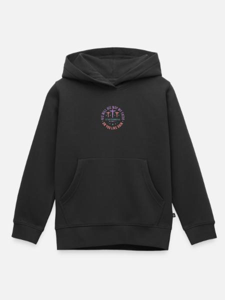 His Will His Way - Kinder Premium Organic Hoodie - Schwarz