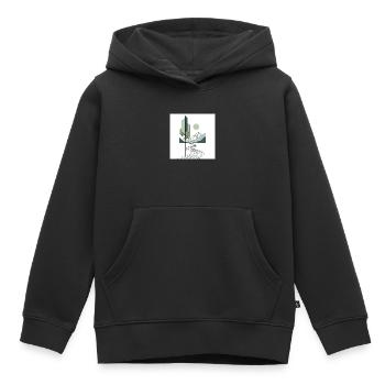 Kreativität - Kinder Premium Organic Hoodie - Schwarz - Vorne - AI Model Kid Male (0cm)