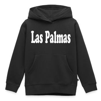 LAS PALMA - Kinder Premium Organic Hoodie - Schwarz - Vorne - AI Model Kid Male (0cm)