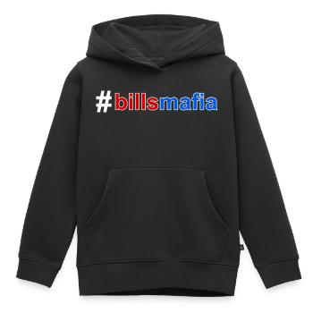 Mafia Hashtag Zitat - Kinder Premium Organic Hoodie - Schwarz - Vorne - AI Model Kid Male (0cm)