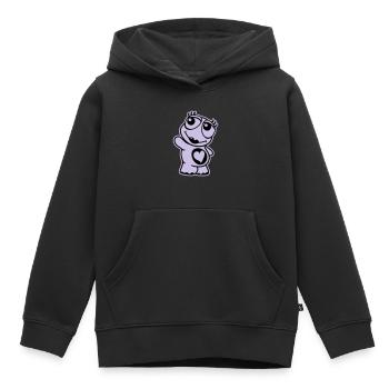 Turtle - Kinder Premium Organic Hoodie - Schwarz - Vorne - AI Model Kid Male (0cm)