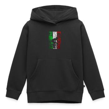 Bicycletta italia - Fahrrad fahren Italien Cyclist - Kinder Premium Organic Hoodie - Schwarz - Vorne - AI Model Kid Male (0cm)