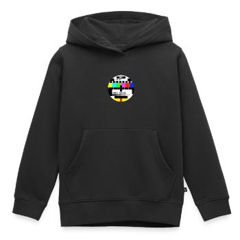 pas de signal - Sweat Premium à capuche enfant bio - noir - Devant - AI Model Kid Male (0cm)