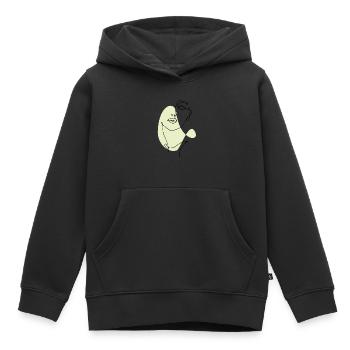 Girl Green - Kinder Premium Organic Hoodie - Schwarz - Vorne - AI Model Kid Male (0cm)