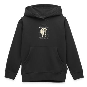 Einschulung - Kinder Premium Organic Hoodie - Schwarz - Vorne - AI Model Kid Male (0cm)