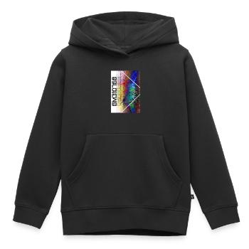 MagliaGM310768 Dark Side - Kids Premium Organic Hoodie - black - Front - AI Model Kid Male (0cm)