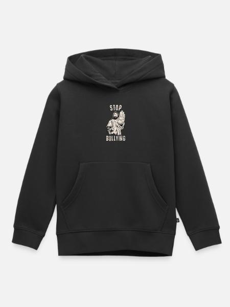 Stopp Mobbing - Kinder Premium Organic Hoodie - Schwarz