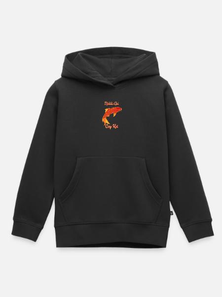 Nishiki-Goi Karpfen-Koi - Kinder Premium Organic Hoodie - Schwarz
