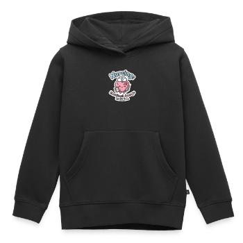 Infirmière qui dit drôle – Kawaii Care - Sweat Premium à capuche enfant bio - noir - Devant - AI Model Kid Male (0cm)