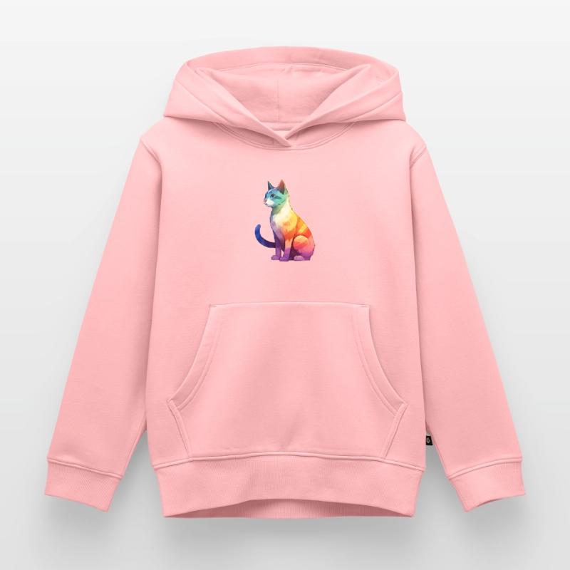 Pride Cat Kinder Premium Organic Hoodie
